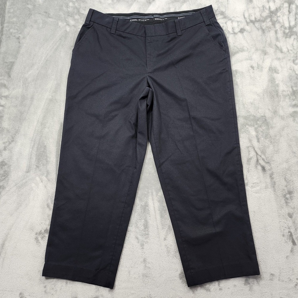 Horace Small Pants‎ Womens 22 Blue New Dimension Cool Flex High Rise Tapered